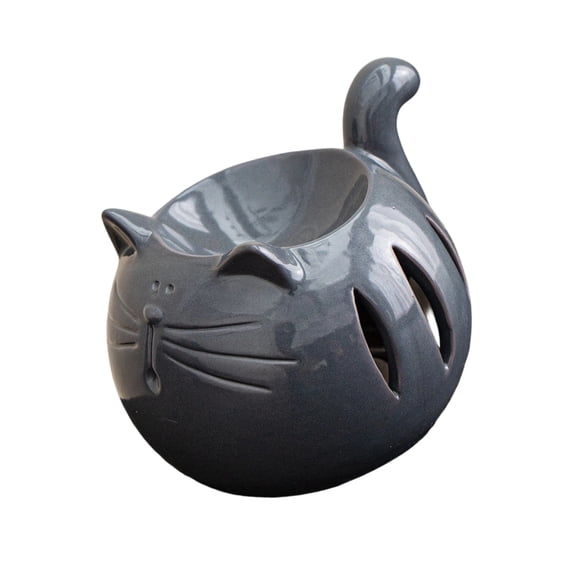 AOOOWER Cute Cats sHAPE Ceramic Essential Oil Diffuser For Home Decors And Relaxation