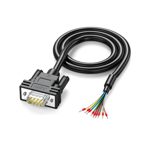 AOOOWER DB9 DB15 DB25 Male Female 9/15Pin Cord Terminal Wire for DB15 DB25 Parallel Port
