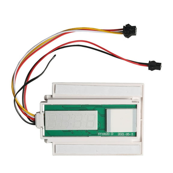 AOOOWER DC12V Single Button for Touch Sensor with Clock Temperature Display LED for Touch Switch for Vanity Bathroom Mirror