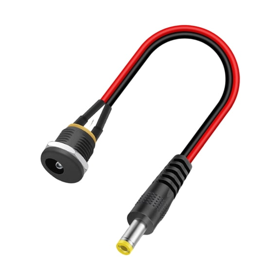 AOOOWER DC5525 Connector Cable Heat Shrink Tubing Protections Highly temperature Resistant
