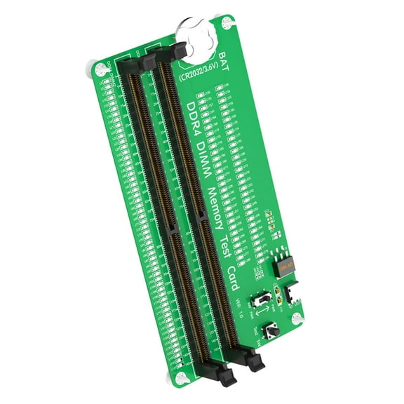 AOOOWER DDR4 DIMM Memory Tester Testing Diagnostic Card With LED Indicators for Desktop