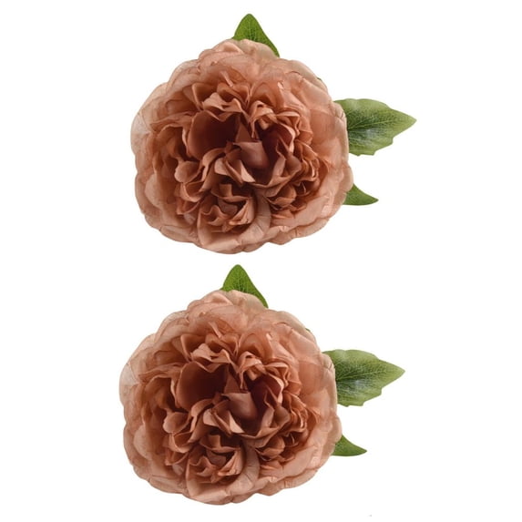 AOOOWER Decorative Flower Shaped Curtain Clips Simulated Floral Pattern Curatin Holdbacks Modern Window Decoratiuon Set of 2