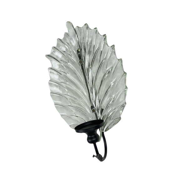AOOOWER Decorative Wall Sconces Candle Holder with Iron and Glass Easy Mounting Wall Mount Candlestick Wall Hanging Decoration