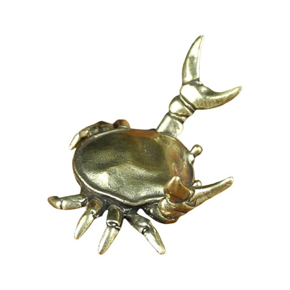 AOOOWER Detailed Brass Marine Sculpture Ornament Fengshui Decors for Collectors