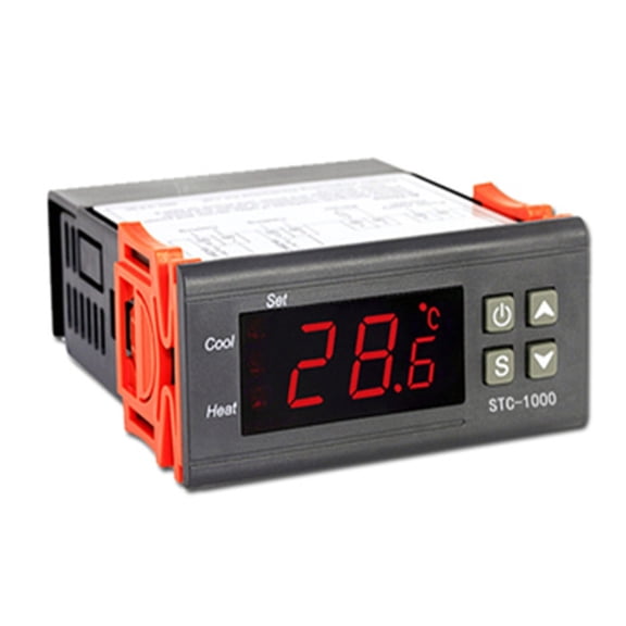 AOOOWER Digital Climate Control Device With Temperature Calibration And Output For HVAC Equipment