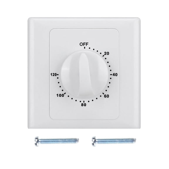 AOOOWER Digital Timer Control Switches Socket Cover Plate Countdown Timer Household Countdown Time Switches Socket Easy to Use