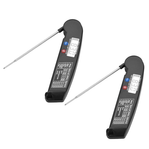 AOOOWER Double Pack Cooking Thermometers with Nonrust Steel Probes for Professional Cooks