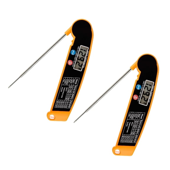 AOOOWER Double Pack Cooking Thermometers with Nonrust Steel Probes for Professional Cooks