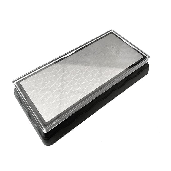 AOOOWER Double Sided Kitchen Knife Sharpener Sharpening Stone Coarse and Fine Grits Sharpen Tools with NonSlip Base