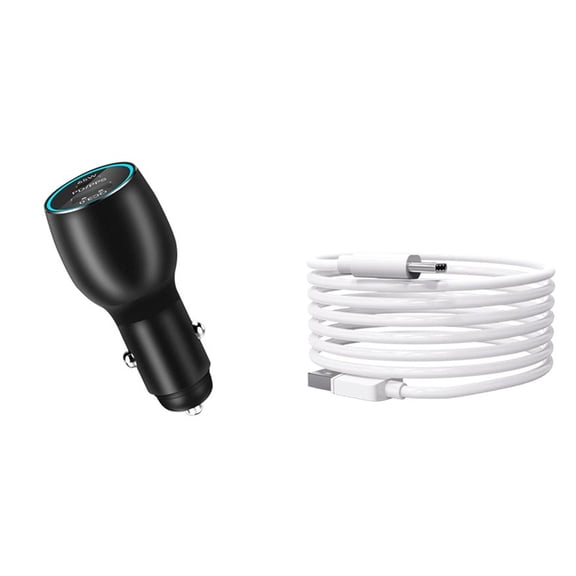 AOOOWER Dual USB Power Outlet Car PD65W & QC3.0 Socket Outlet Charger for Mavic3/Avata