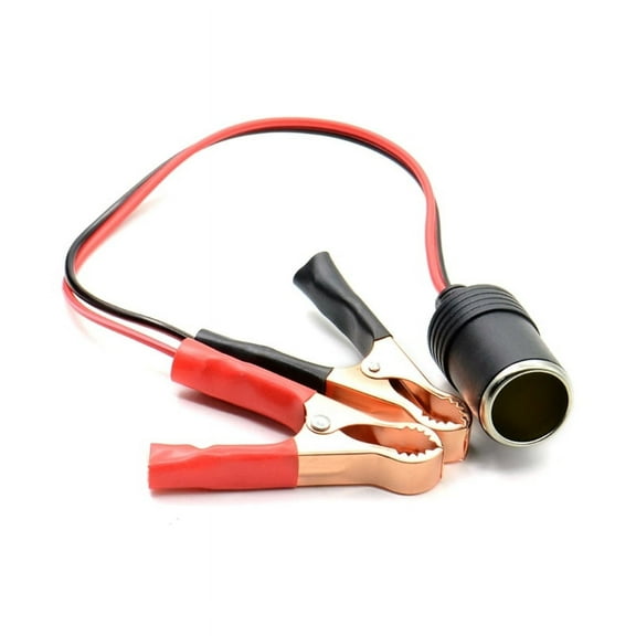 AOOOWER Durability 12V Extension Cord Plug Socket with Battery Clamp Replacement