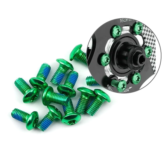 AOOOWER Durable Alloy Steel T25 Bikes Disc Brake Rotor Bolts for Securing Disc Brake Pads Easy Installation and Removal