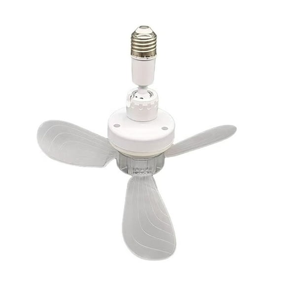 AOOOWER E27 Screw In Ceiling Fan AC85-265V With Adjustable Angle Quiet Operation For Home Kitchen Bedroom Dormitory Indoor Space