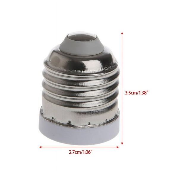 AOOOWER E27 to E17 Socket Base LED Halogen CFL Light Bulb Lamp Adapter Converter Holder