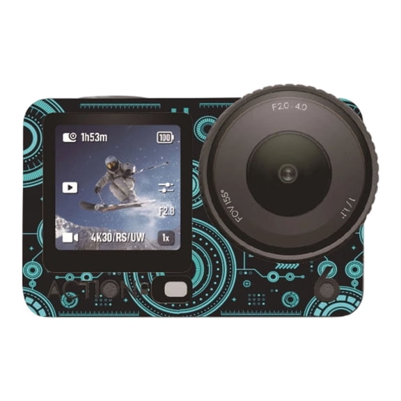 AOOOWER Easy Application Camera Decal Precise Cut for Action 6 Camera Body Portable