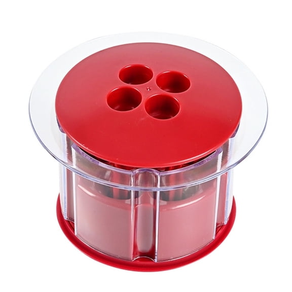 AOOOWER Efficient 7 Hole Cherries Pitter ABS Kitchen Tool for Fruit Stone Removal Press Style Design