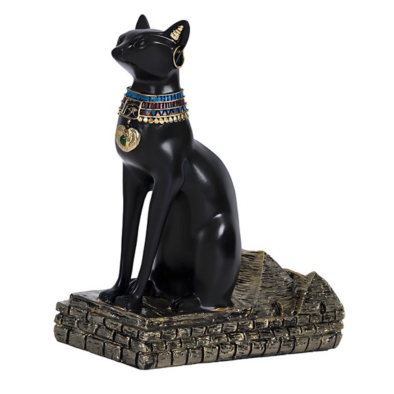 AOOOWER Egyptian Mythological Wine Stand Resin Anubis Wine Bottle Rack For Home Decors