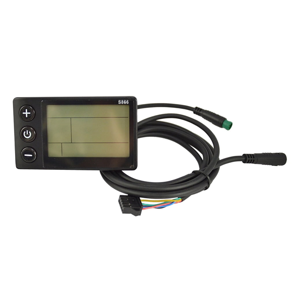 Odorkle S866 LCD Display Für E-Bikes - Wasserdichtes Fahrradcomputer Display 24V/36V/48V