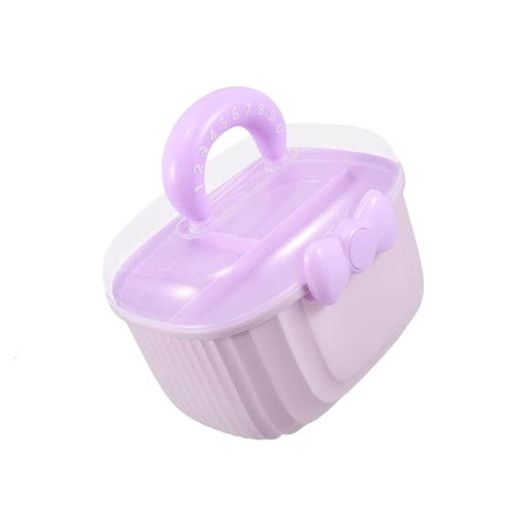 AOOOWER Elegant Hair Accessories Storage Box For Girls Women 2 Layer Designs Spacious Clear Organizers Case For Travel