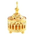 thumbnail image 1 of AOOOWER Elegant Incenses Cones Holder Vintages Arabic Metal Burners with Lid for Yogas, Spa, and Home Decoration, 1 of 14