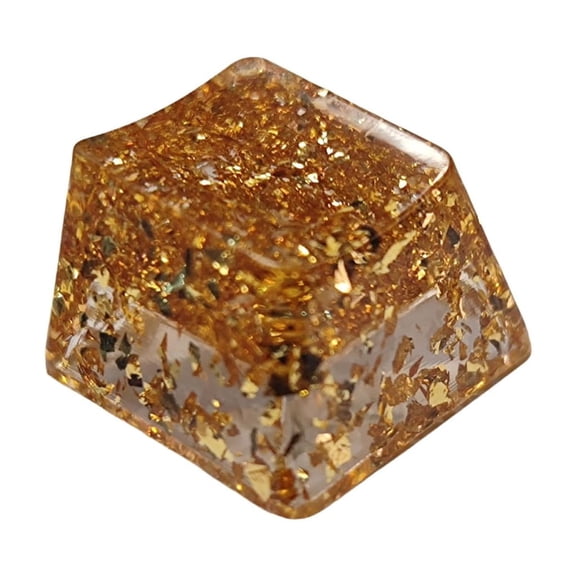 AOOOWER Elegant OEN Height Resin Keycap With Gold Foil Backlight For Mechanical Keyboard