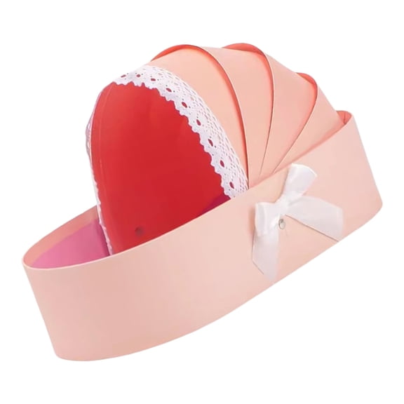 AOOOWER Elegant Reusable Paper Flower Arrangement Basket Baby Shower Present Wrapping