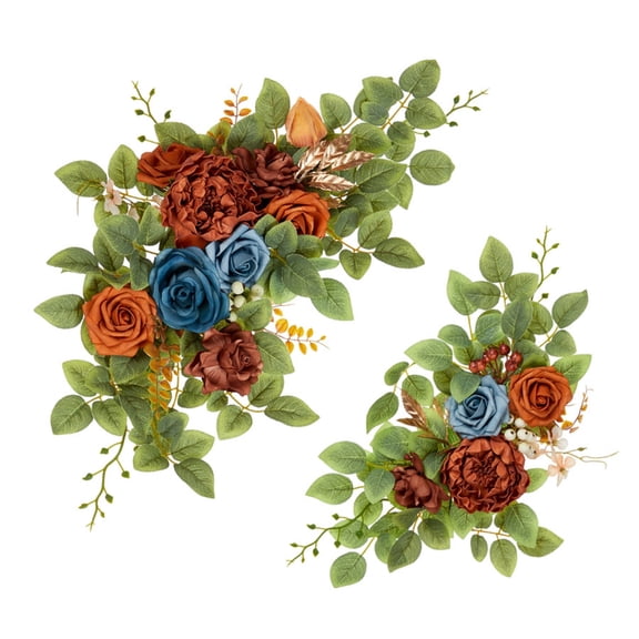 AOOOWER Elegant Wedding Archways Flower Adornment Beautiful Artificial Flower Arch Charm