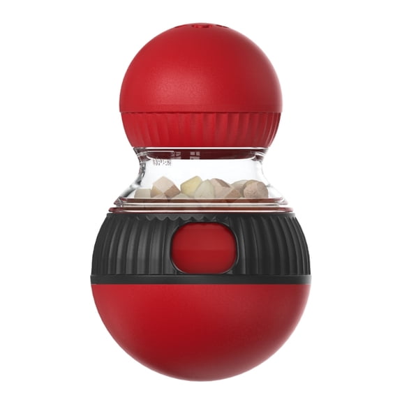 AOOOWER Engaging Slow Feeder Interactive Roller Dog Toy Ball Shape For Training
