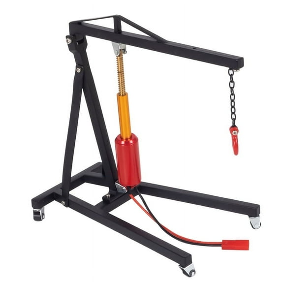 AOOOWER Engine Crane Hanger Electric Hoist-Jack Compatible for Simulation Model 1/10 Garage Series Remote Control Car Decoration