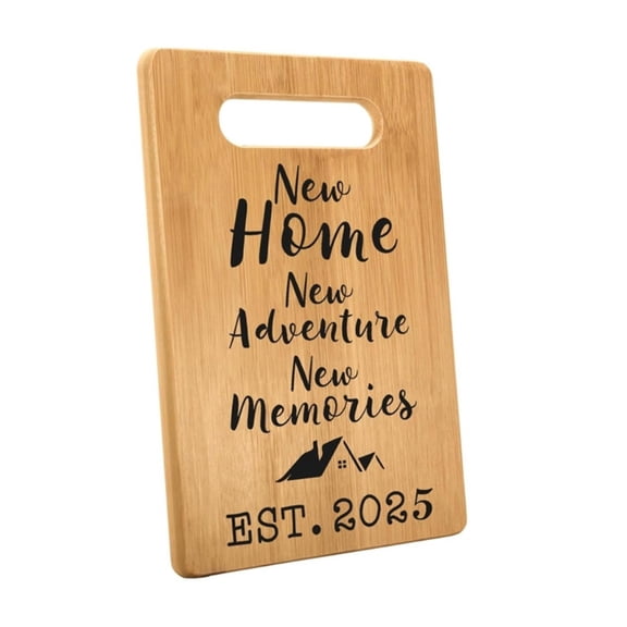 AOOOWER Engraved Wood Cutting Board Double Sided Board Chopping Board For Cooking Tasks And Travel Adventure