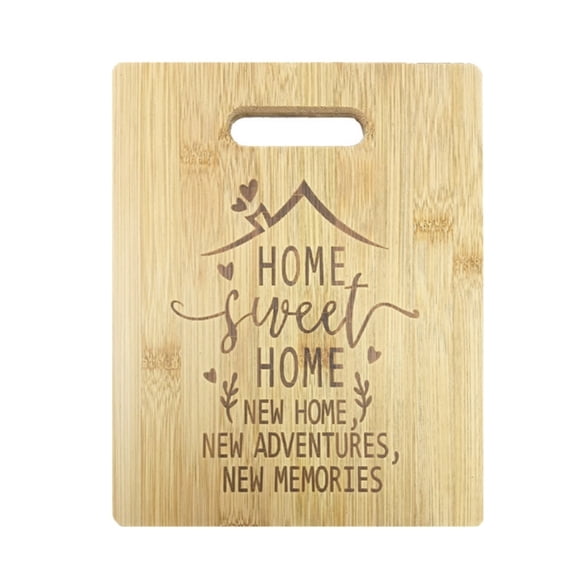 AOOOWER Engraved Wood Cutting Board Double Sided Board Chopping Board For Cooking Tasks And Travel Adventure