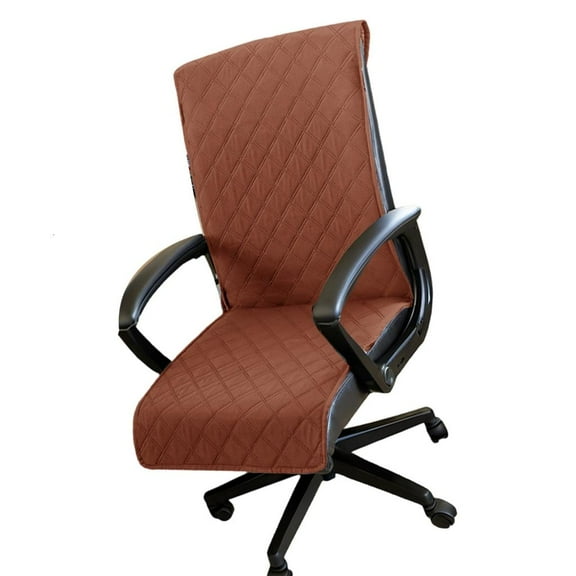 AOOOWER Ergonomic Office Chair Covers Checkered Pattern NonSlip Backing Waterproofs Fabric Sleeve for Comfortable Seating