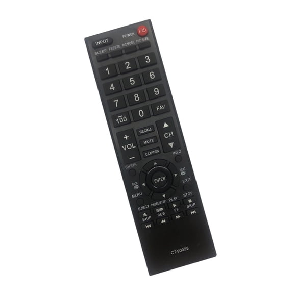 AOOOWER Ergonomic Remote Control Small Controller for Multiple TV Models Plastic Texture Build Button Layout Easy Installation