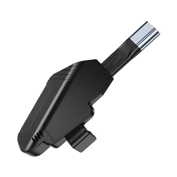 AOOOWER Ergonomic Type C Converter with Flexible Ribbon for Phone Tail Plug Adapter
