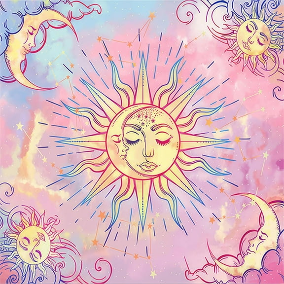 AOOOWER Experience Spirituality Tarot Tablecloth Table Cover Dinning Table Decors