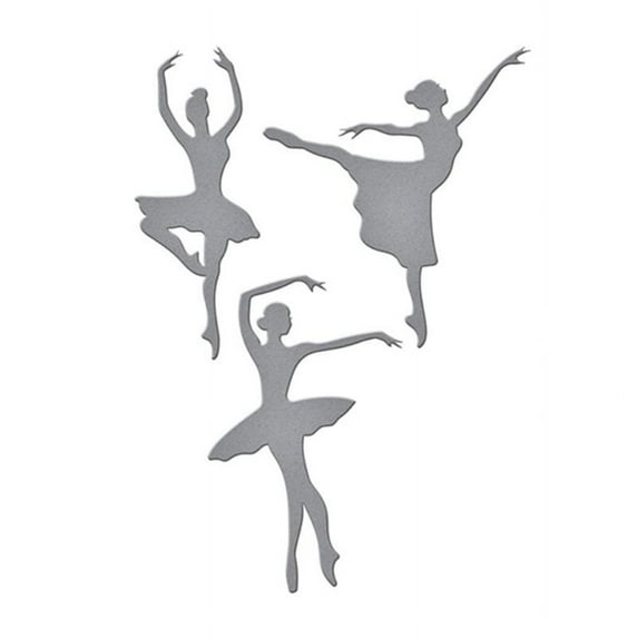AOOOWER Exquisite Ballerina Cutting Dies for DIY Scrapbooking Journaling Embellishments