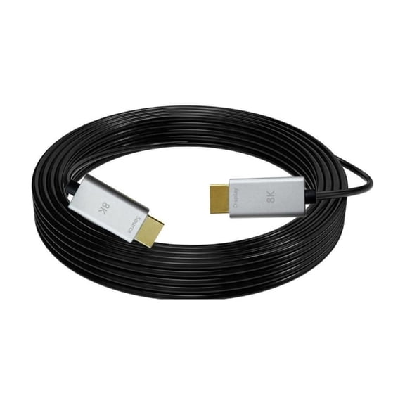 AOOOWER Fiber Optically HDTV Cable 8K Long HDTV 2.1 Cable Fast Speed Fiber Cord 48Gbps 8K@60Hz for Monitor Laptop PC