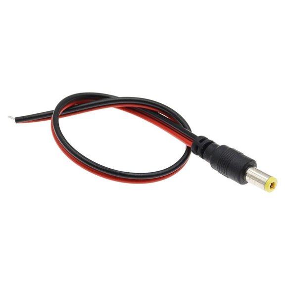 AOOOWER Flame Resistant DC5.5x2.1mm Cable Polarity 12V Power Supply Cord