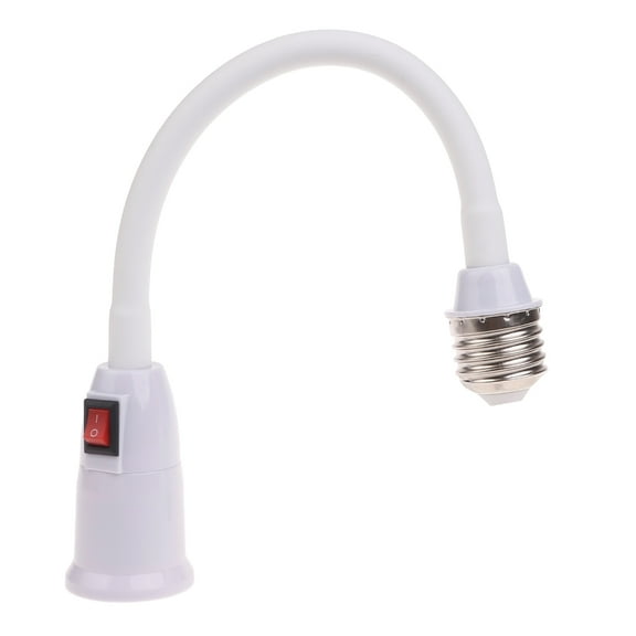 AOOOWER Flexible Light Bulb Outlet Adapter Extender Outlet Extension With Switching