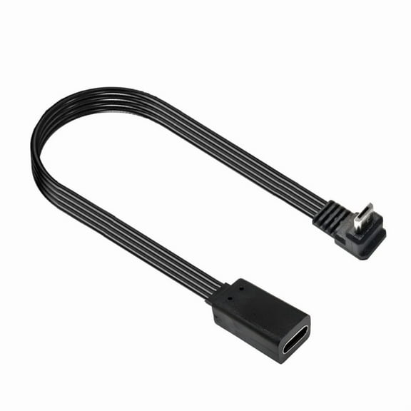 AOOOWER Flexible Silicone USB Type C Female To Microed USB Male Charging Cable Length Option Fast Charging Cord For Electronics