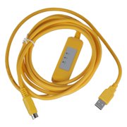AOOOWER Flexible USB-ACAB230 for DELTA DVP PLC Programming Cable USB-DVP Download Cable