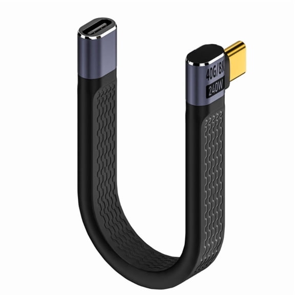 AOOOWER Flexible USB C Sync Cable 240W Fast Charge 40Gbps Fast Speed Data Transfer Soft