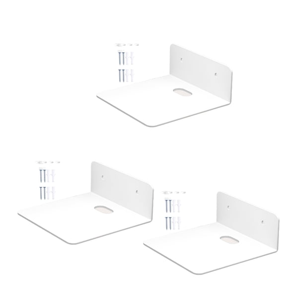 AOOOWER Floating Shelf Set For Audios Devices And Home Greenery Acrylic Storage Stand