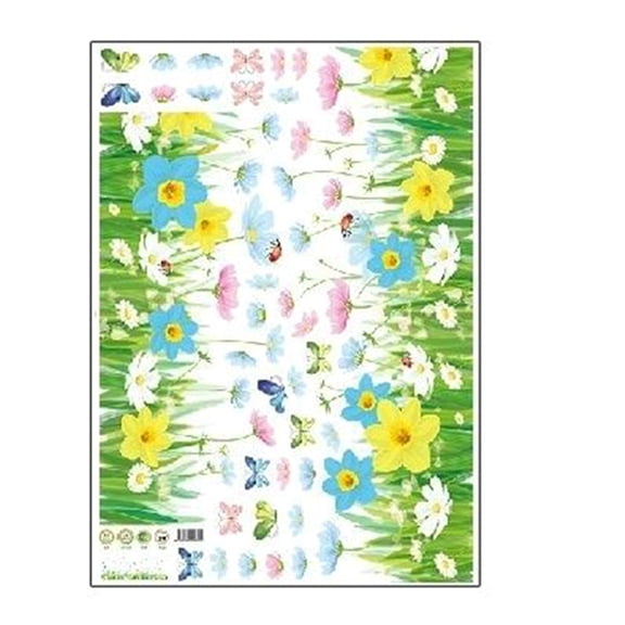 AOOOWER Florals Wall Decal Home Decoration PVC Sticker for Living Room Bedroom