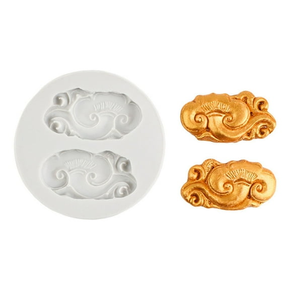 AOOOWER Fondant Mould Dragon Shaped Chocolate Dessert Molds Silicone DIY Baking Tools