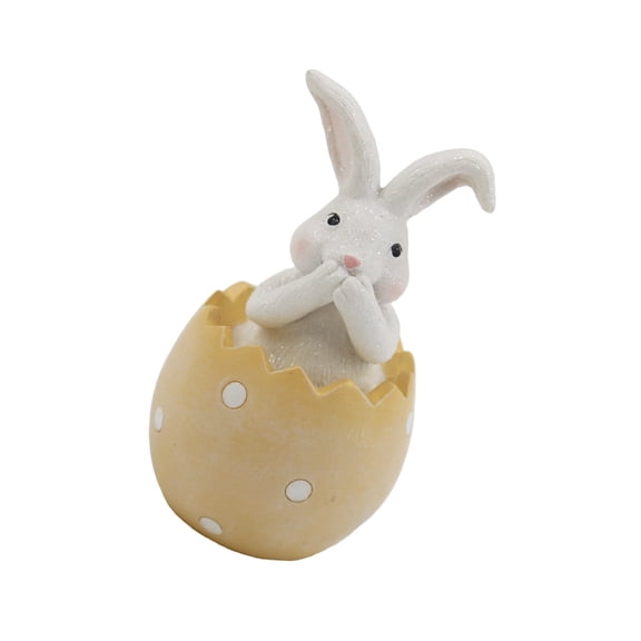 AOOOWER Friendly Carveds Easters Rabbit Figurine Sculpture for Holiday Decoration