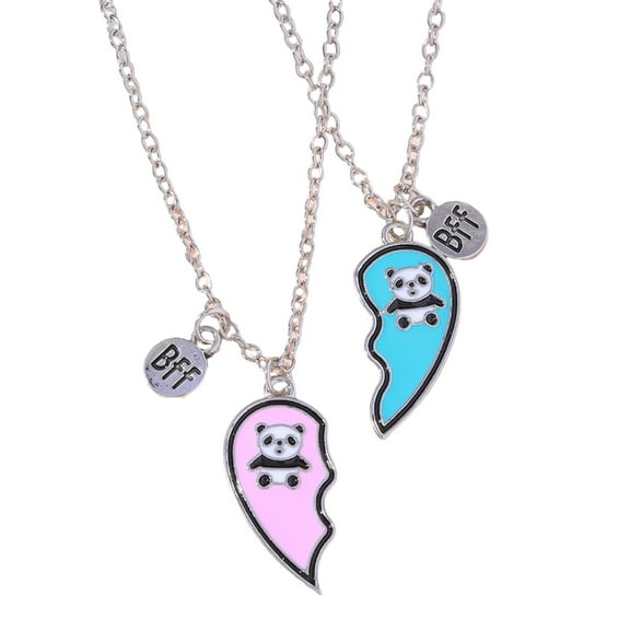 AOOOWER Friendship Avocado Heart Shape Clavicle Chain Necklaces for Bestie Cute Jewelry