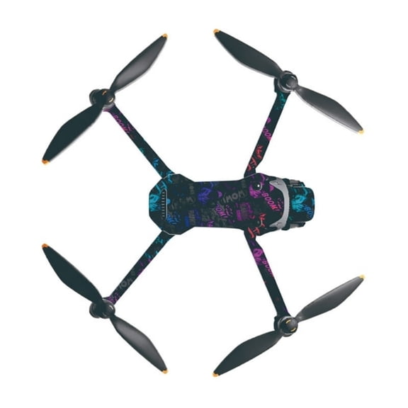 AOOOWER Full Coverage Anti Scratch Skin Sticker For 4Pro Drones Body Not with Residues Adhesive With Air Vent Channel