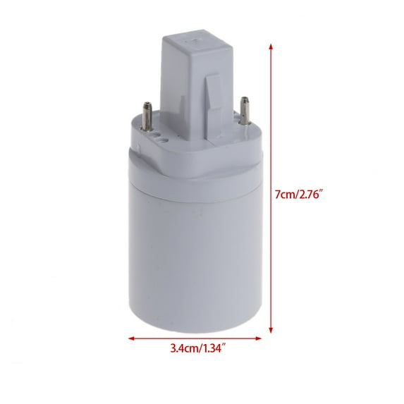 AOOOWER G24 to E27 Socket Base Screw LED Lamp Halogen Light Bulb Adapter Converter