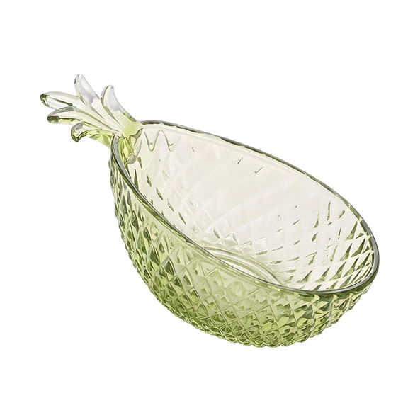 AOOOWER Glass Crystal Candy Dish,Candy Plate,Decorative Jewelry Tray,Biscuit Containers Food Storage,Pineapple Centerpieces Bowl